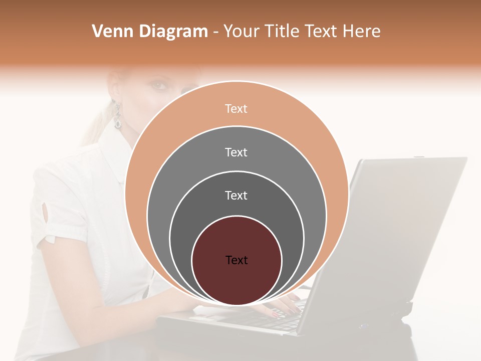 Beauty Champion Head PowerPoint Template