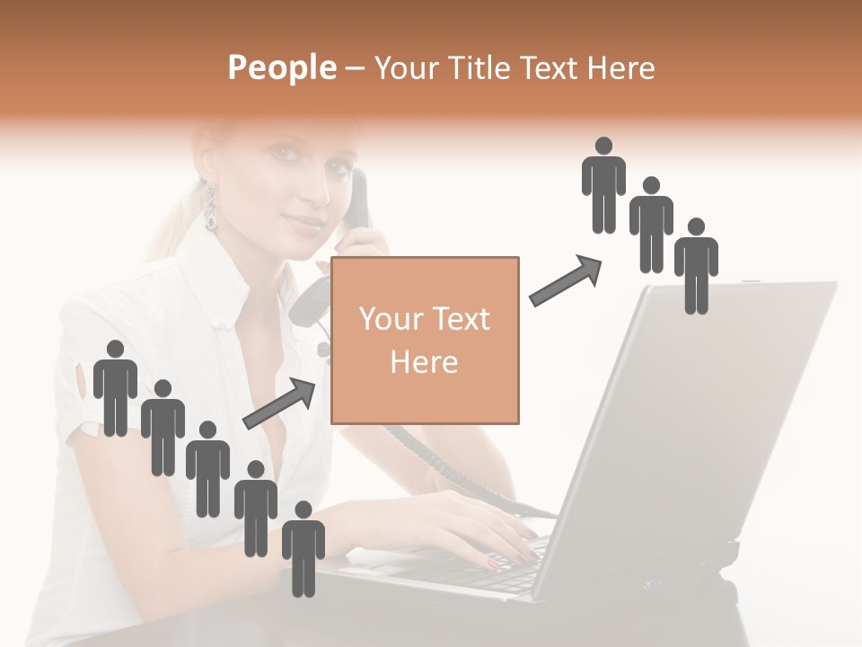 Beauty Champion Head PowerPoint Template