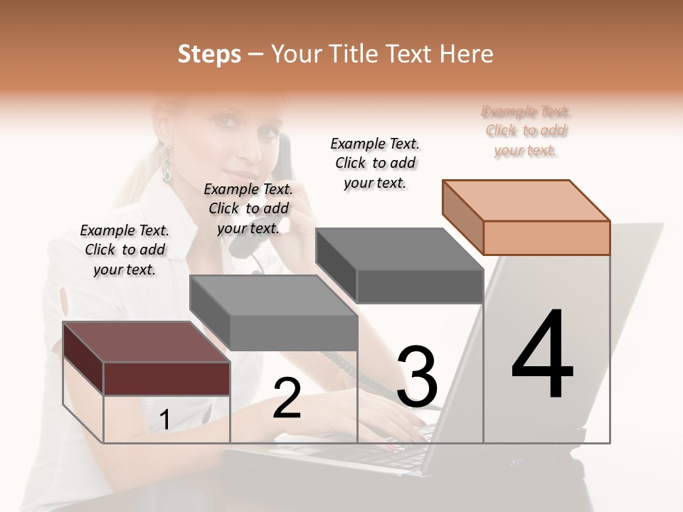 Beauty Champion Head PowerPoint Template