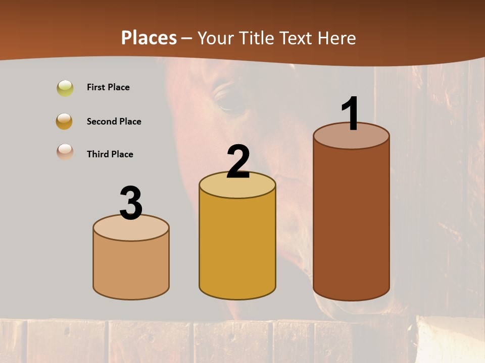 Beauty Champion Head PowerPoint Template