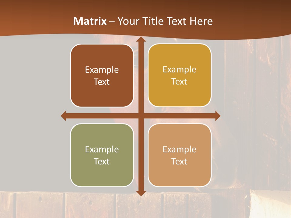 Beauty Champion Head PowerPoint Template