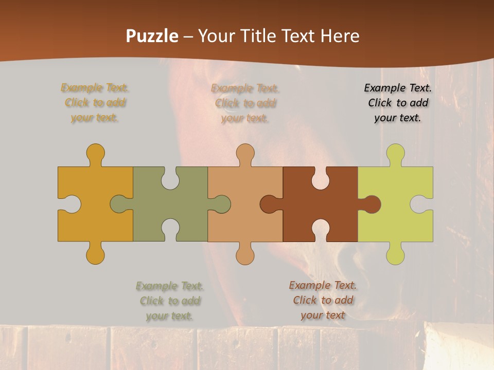 Beauty Champion Head PowerPoint Template