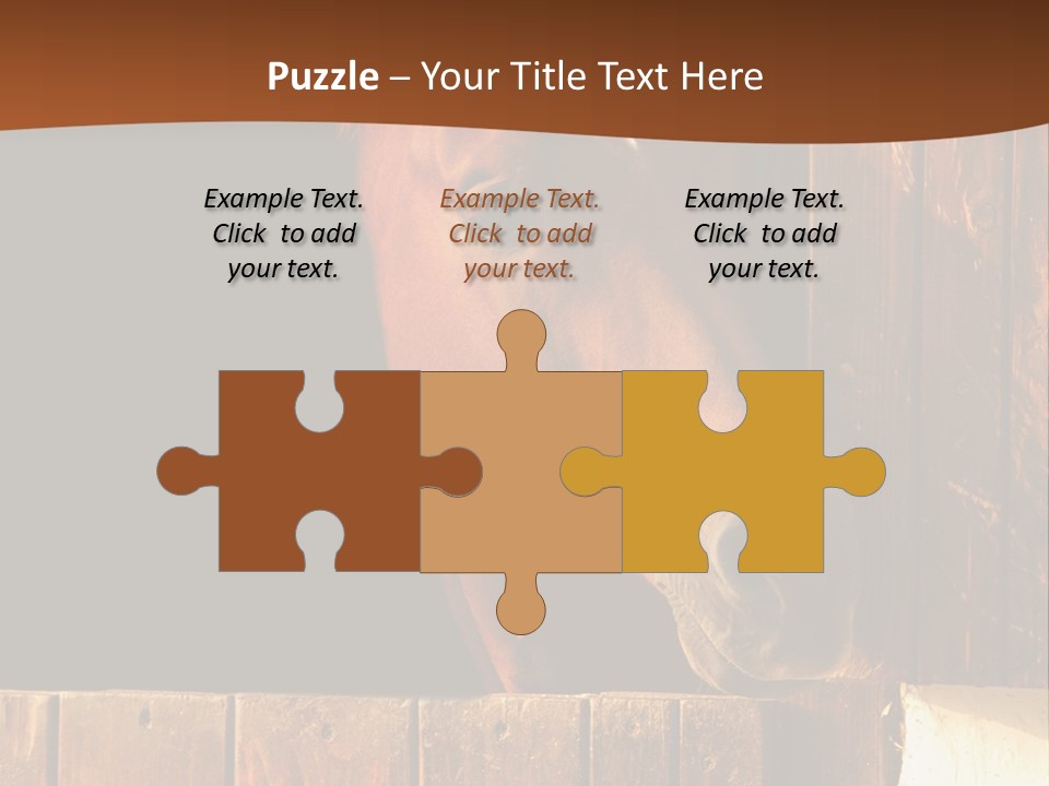 Beauty Champion Head PowerPoint Template