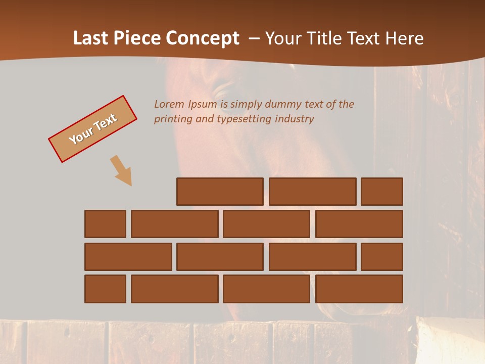 Beauty Champion Head PowerPoint Template