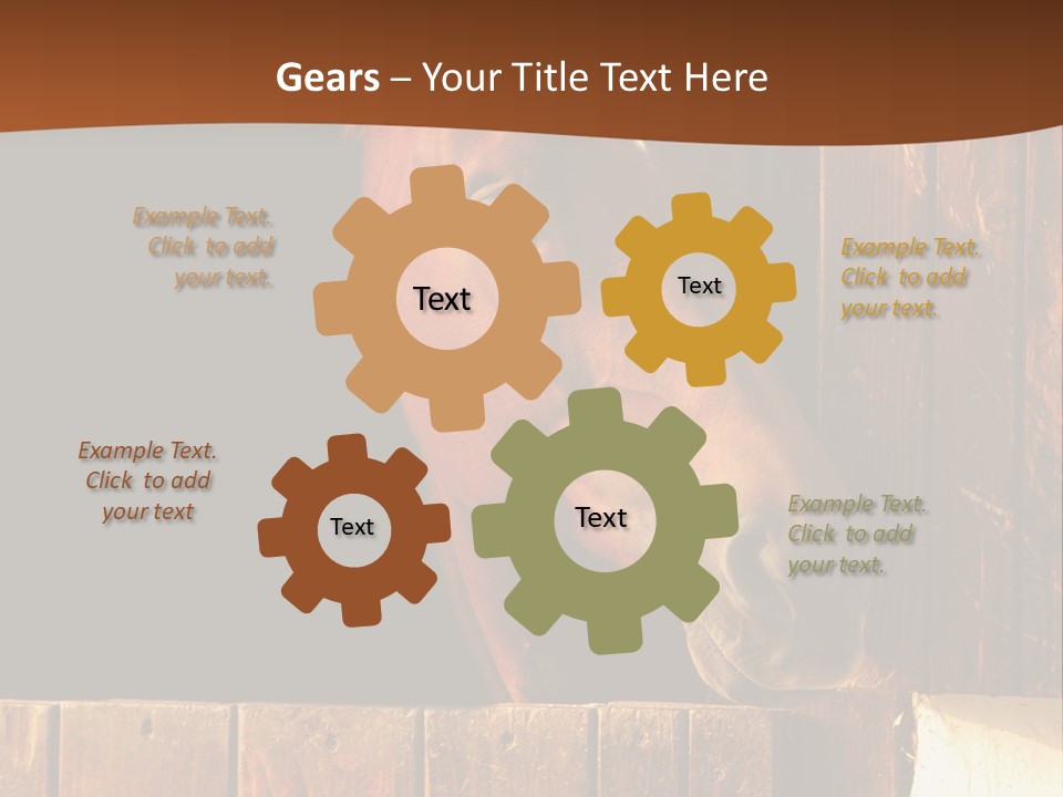 Beauty Champion Head PowerPoint Template