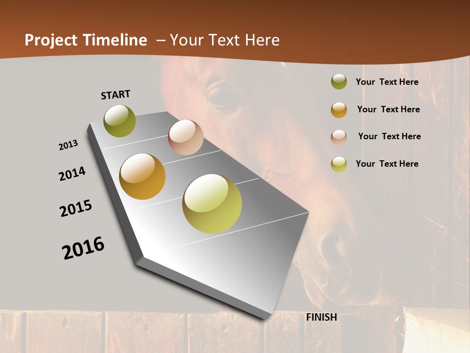 Beauty Champion Head PowerPoint Template