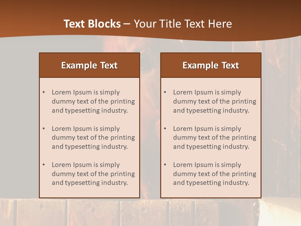 Beauty Champion Head PowerPoint Template