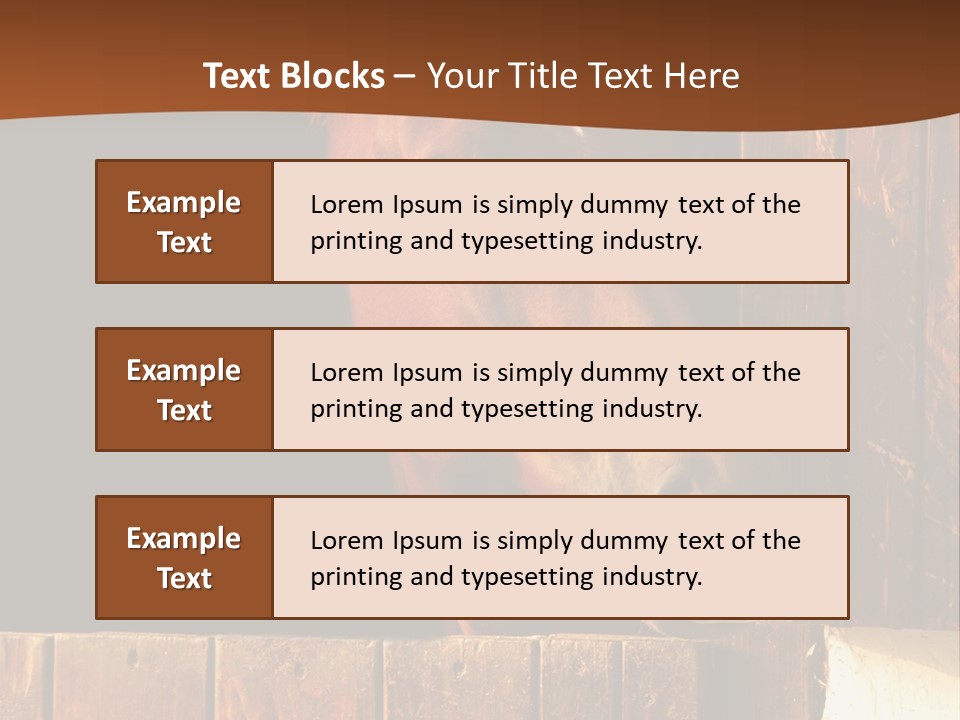 Beauty Champion Head PowerPoint Template