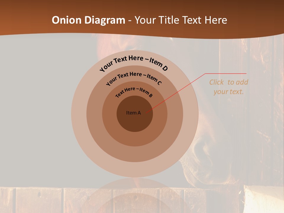 Beauty Champion Head PowerPoint Template