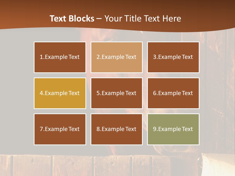 Beauty Champion Head PowerPoint Template