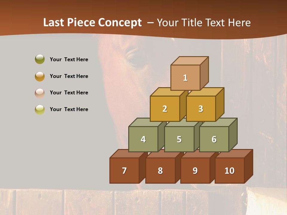 Beauty Champion Head PowerPoint Template