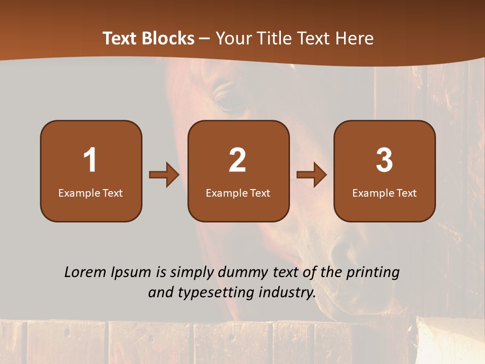 Beauty Champion Head PowerPoint Template