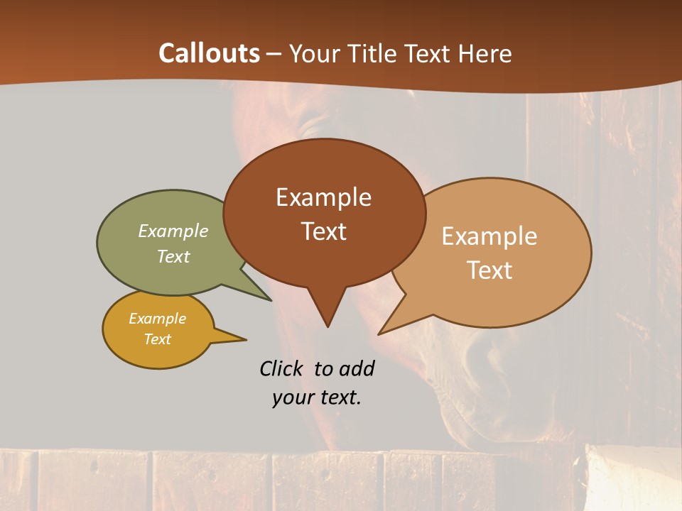Beauty Champion Head PowerPoint Template