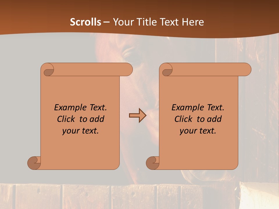 Beauty Champion Head PowerPoint Template