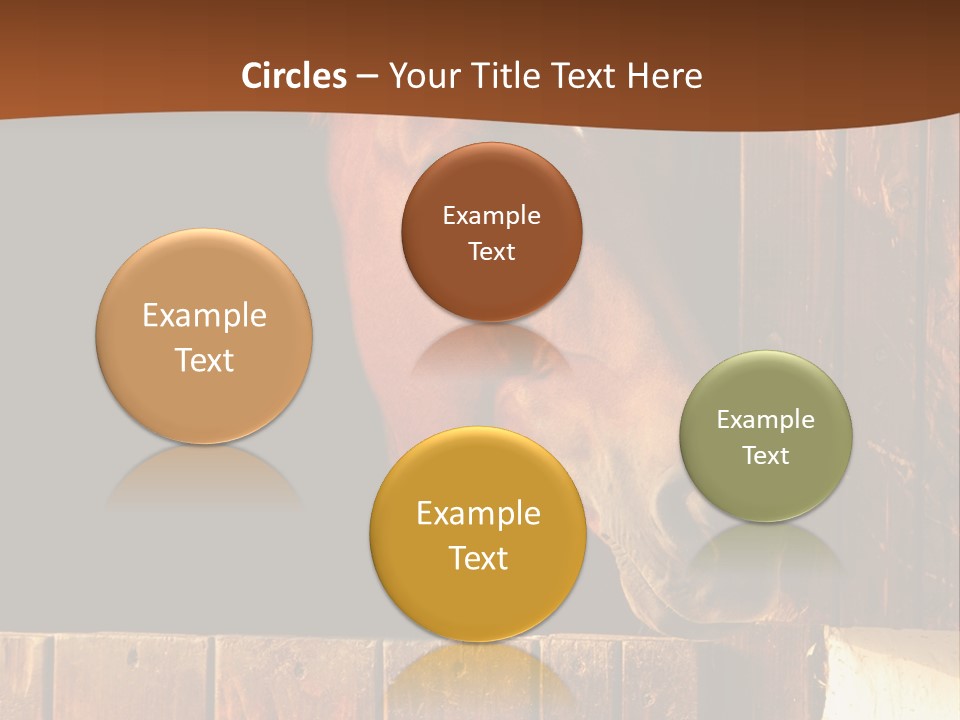 Beauty Champion Head PowerPoint Template