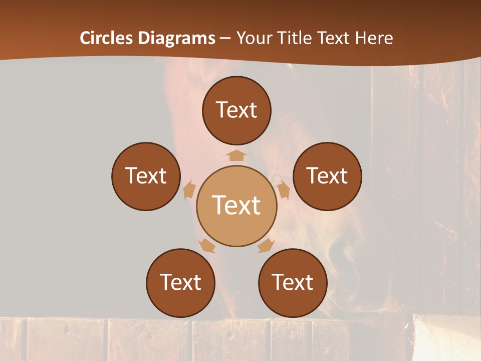 Beauty Champion Head PowerPoint Template