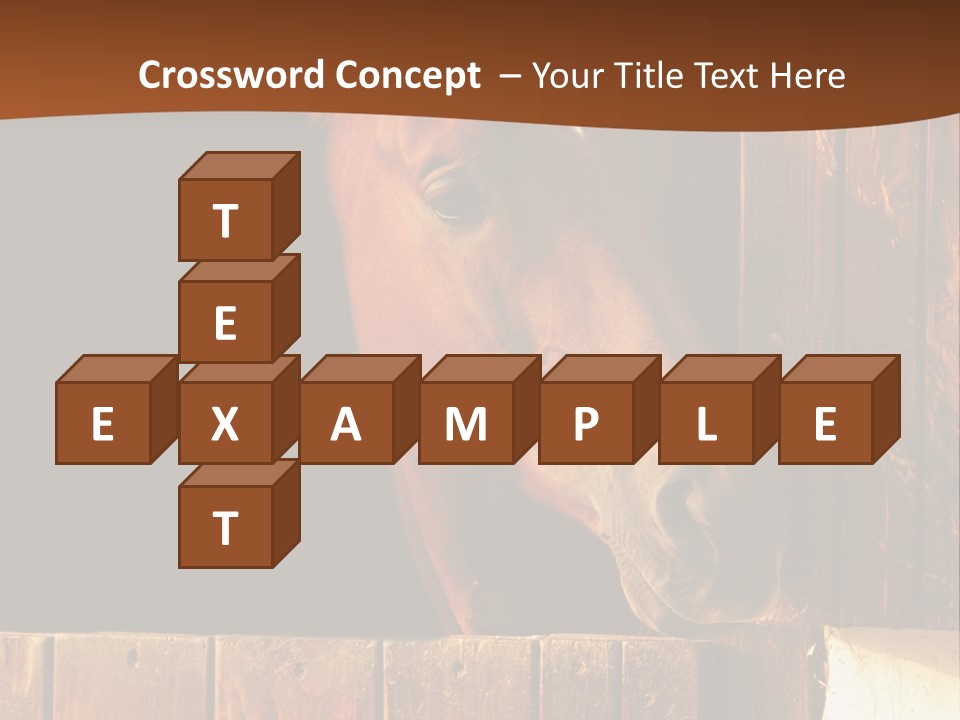 Beauty Champion Head PowerPoint Template