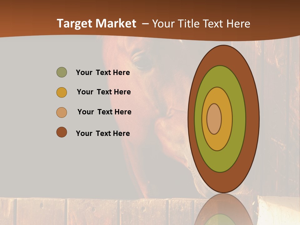 Beauty Champion Head PowerPoint Template