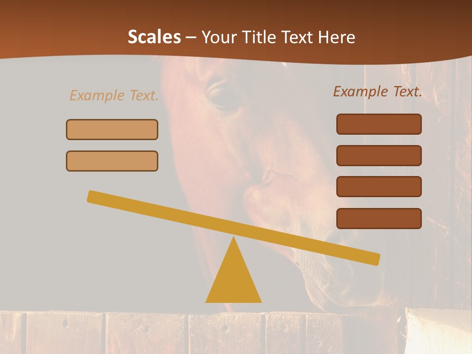 Beauty Champion Head PowerPoint Template