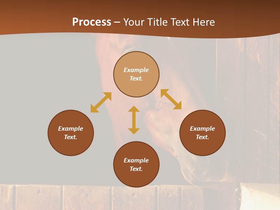 Beauty Champion Head PowerPoint Template