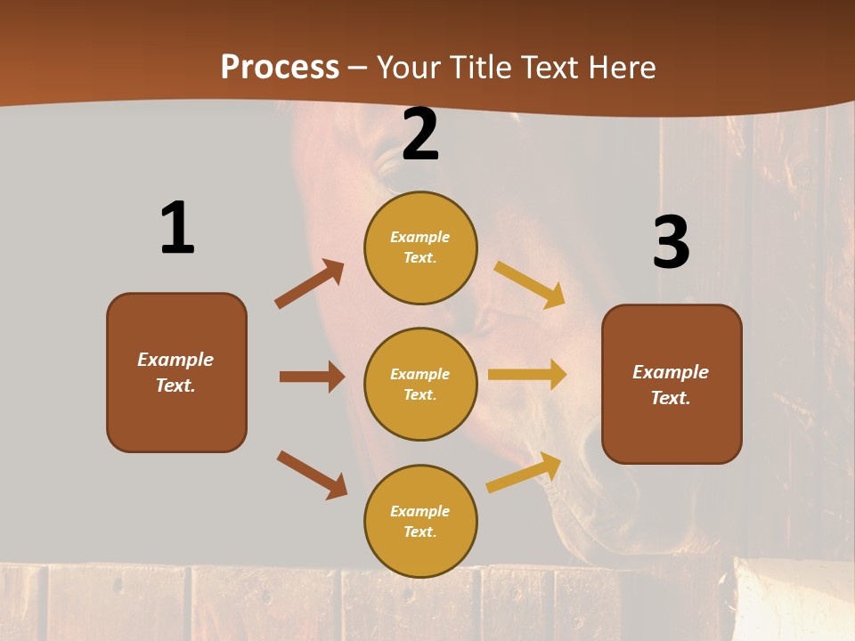 Beauty Champion Head PowerPoint Template