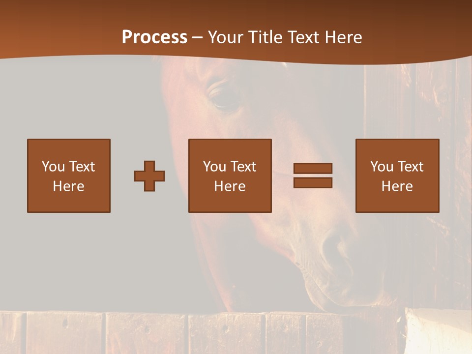 Beauty Champion Head PowerPoint Template