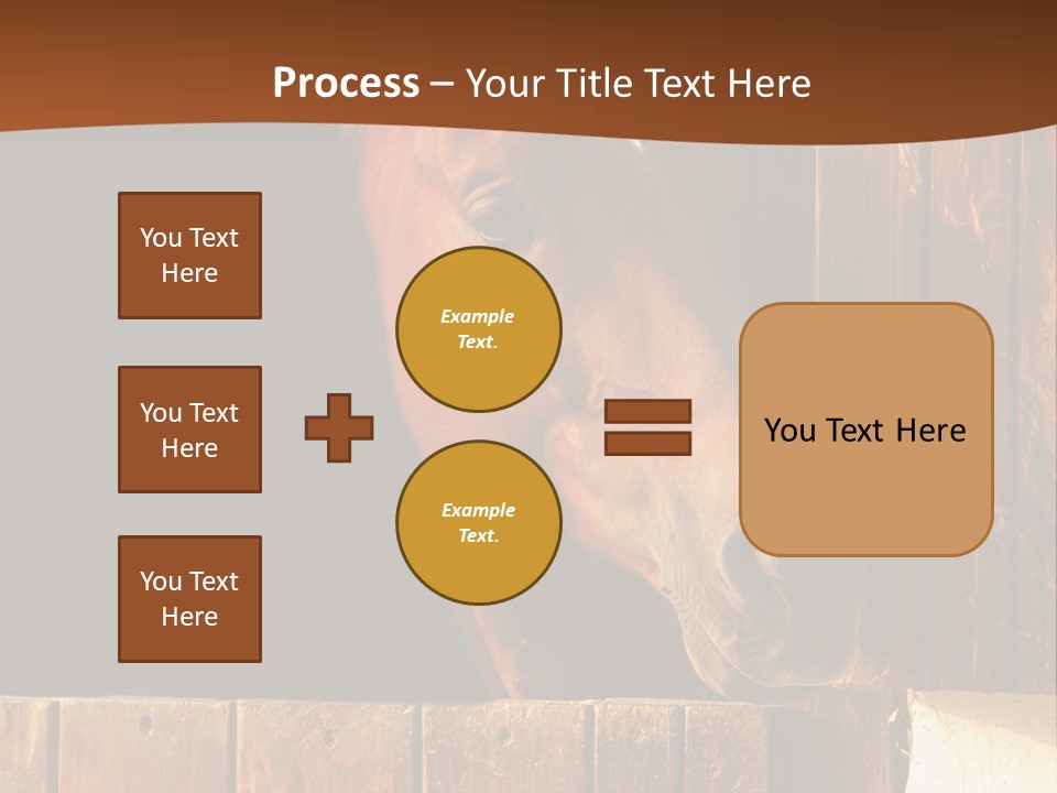 Beauty Champion Head PowerPoint Template