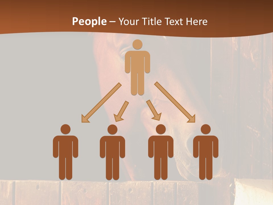 Beauty Champion Head PowerPoint Template