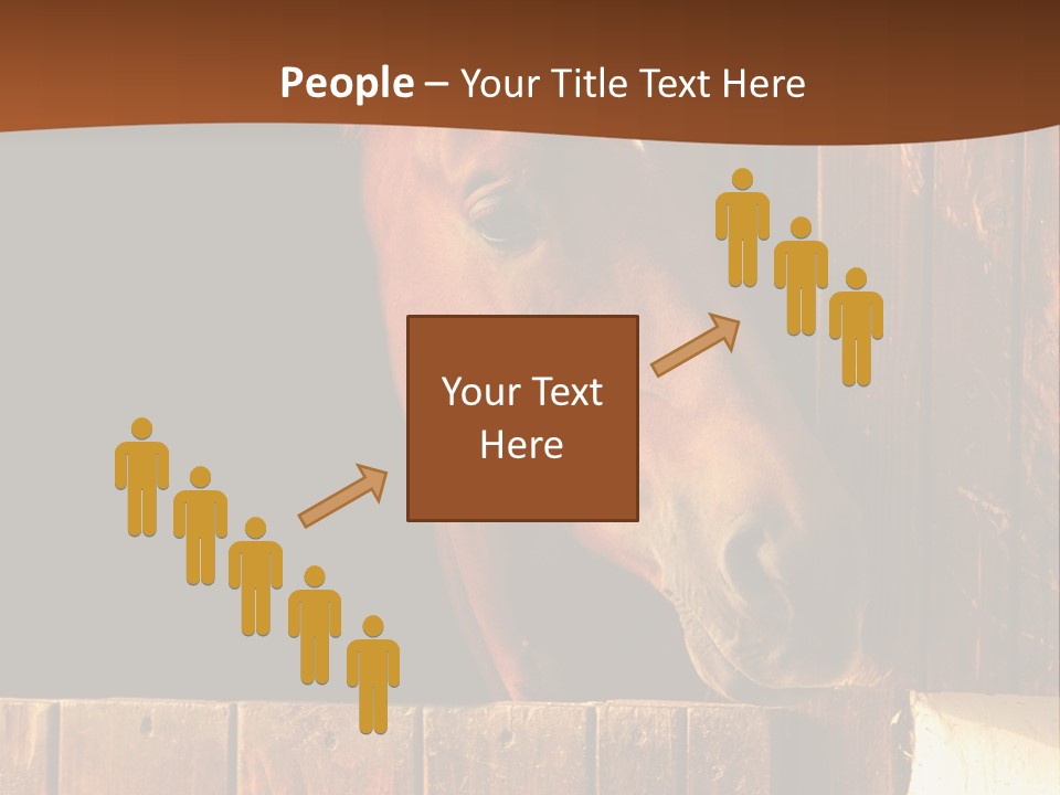 Beauty Champion Head PowerPoint Template