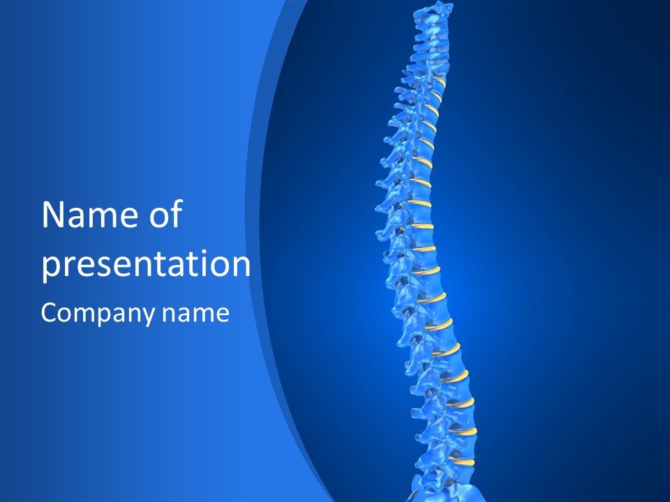 Rheumatism Slipped Disc PowerPoint Template