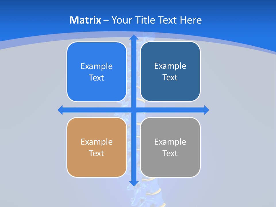 Rheumatism Slipped Disc PowerPoint Template
