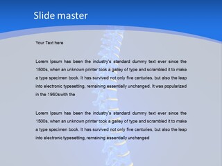 Rheumatism Slipped Disc PowerPoint Template