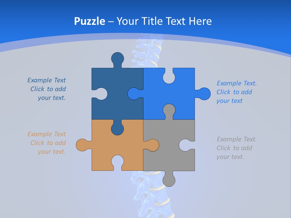 Rheumatism Slipped Disc PowerPoint Template