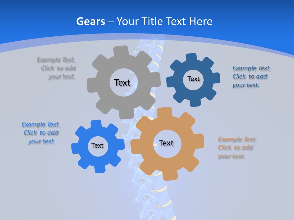 Rheumatism Slipped Disc PowerPoint Template