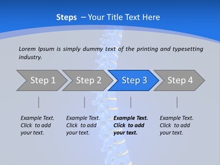 Rheumatism Slipped Disc PowerPoint Template