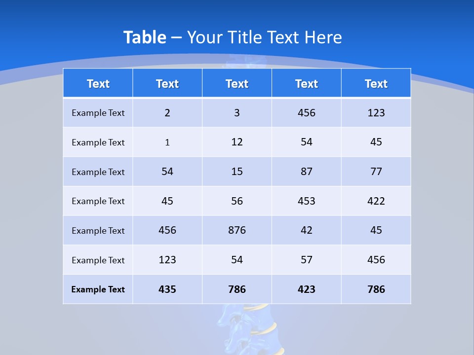 Rheumatism Slipped Disc PowerPoint Template