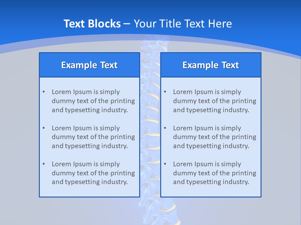 Rheumatism Slipped Disc PowerPoint Template
