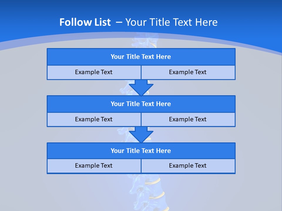 Rheumatism Slipped Disc PowerPoint Template