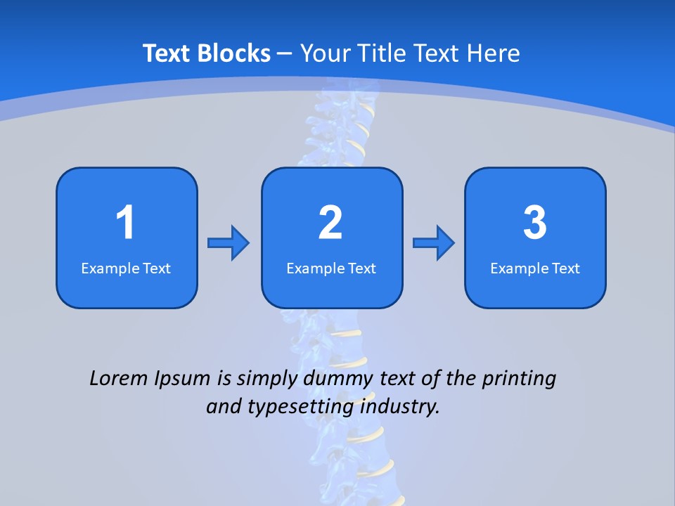 Rheumatism Slipped Disc PowerPoint Template