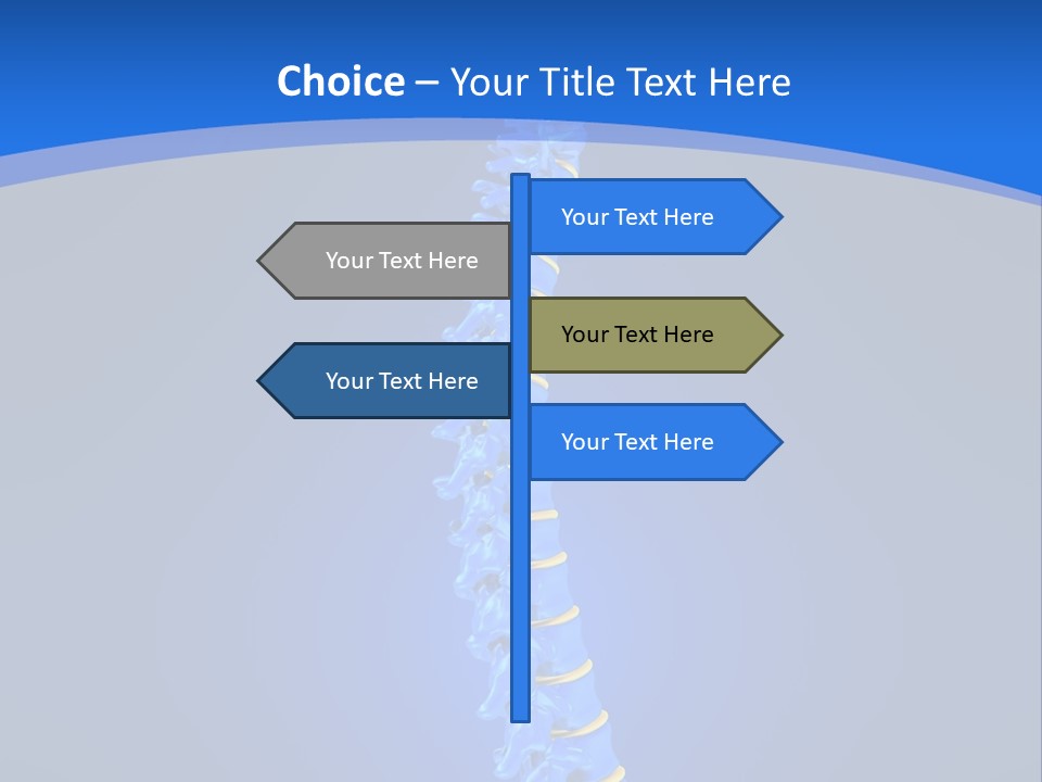 Rheumatism Slipped Disc PowerPoint Template