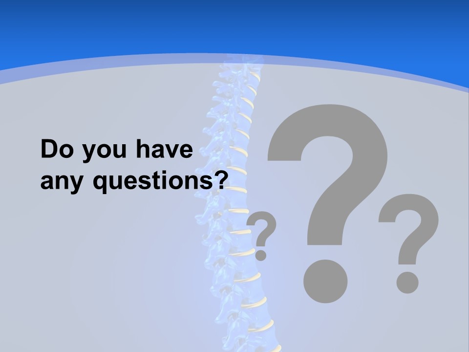 Rheumatism Slipped Disc PowerPoint Template