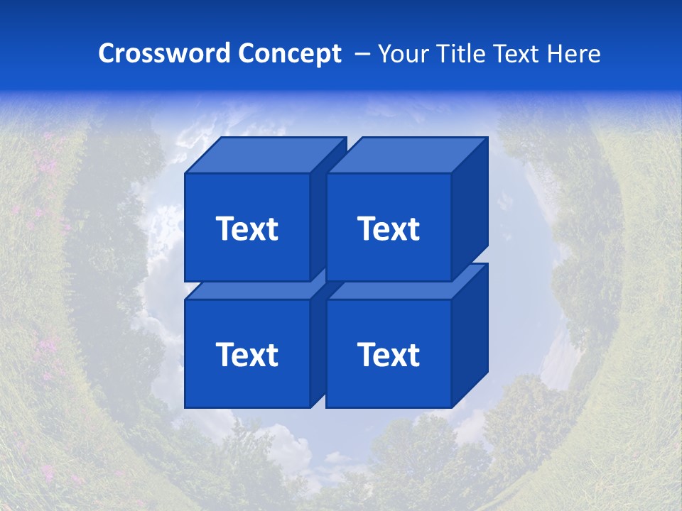 Interior Modern Clock PowerPoint Template