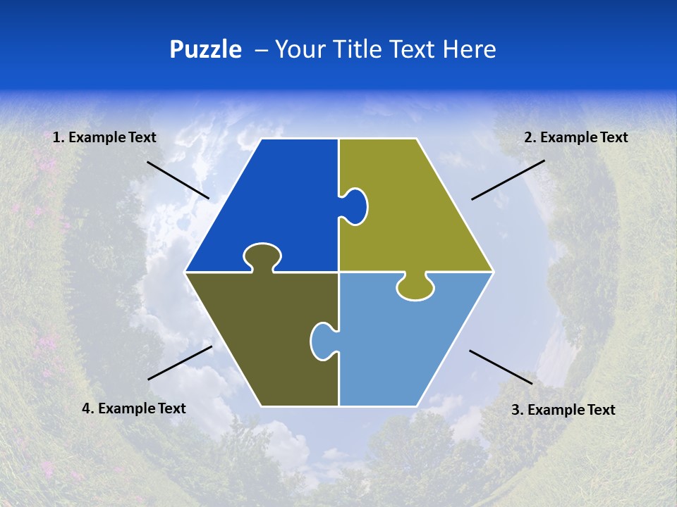 Interior Modern Clock PowerPoint Template