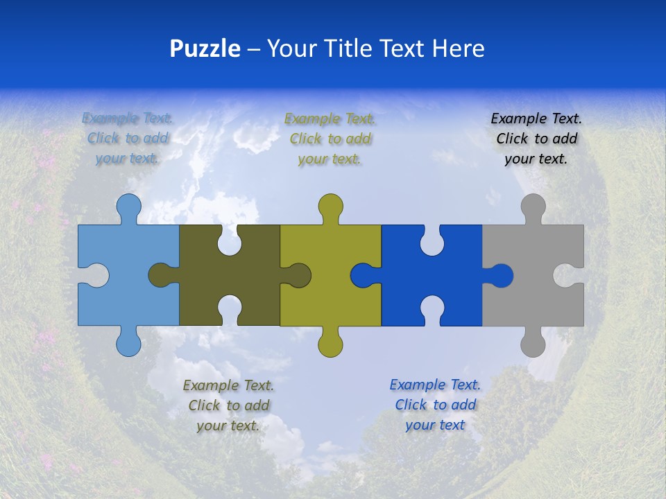 Interior Modern Clock PowerPoint Template