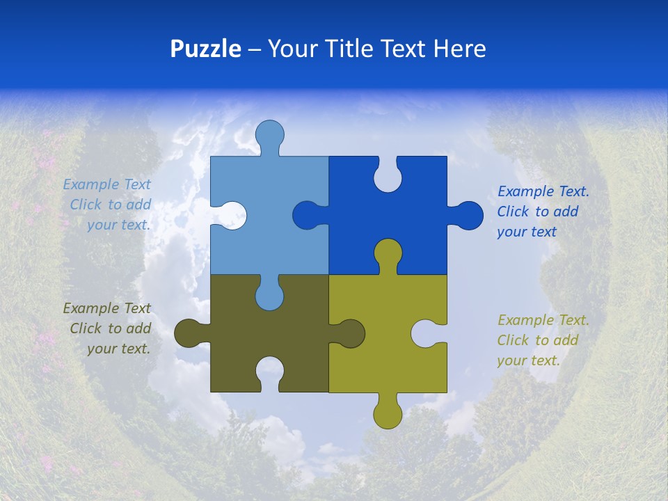 Interior Modern Clock PowerPoint Template