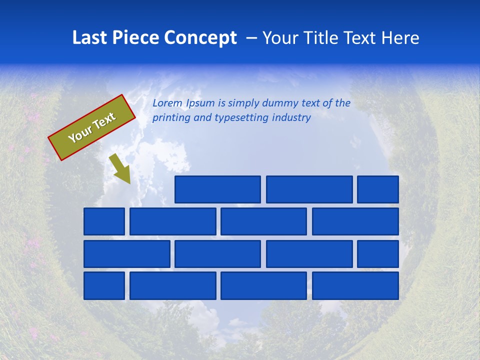 Interior Modern Clock PowerPoint Template