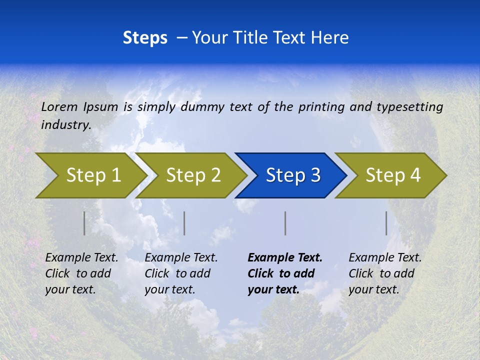 Interior Modern Clock PowerPoint Template