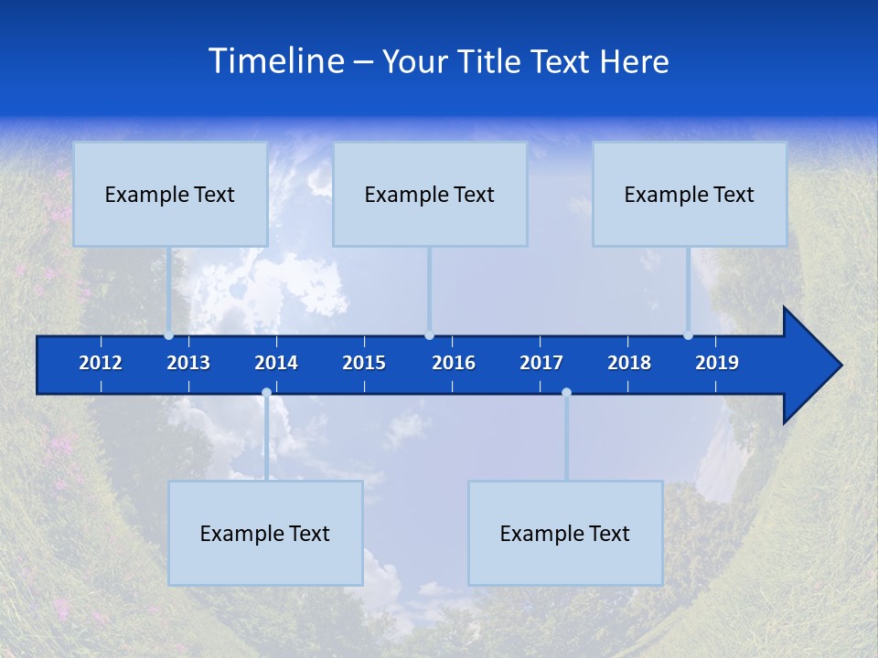 Interior Modern Clock PowerPoint Template