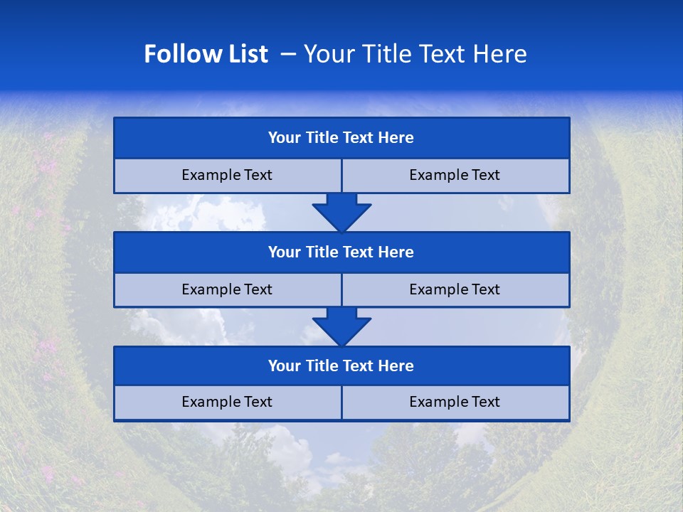 Interior Modern Clock PowerPoint Template