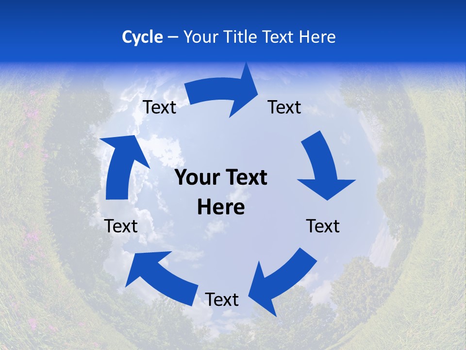Interior Modern Clock PowerPoint Template